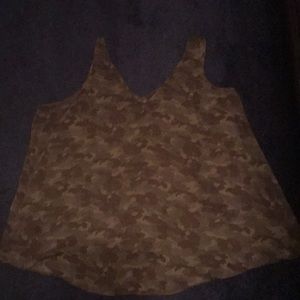 Lane Bryant Camo top